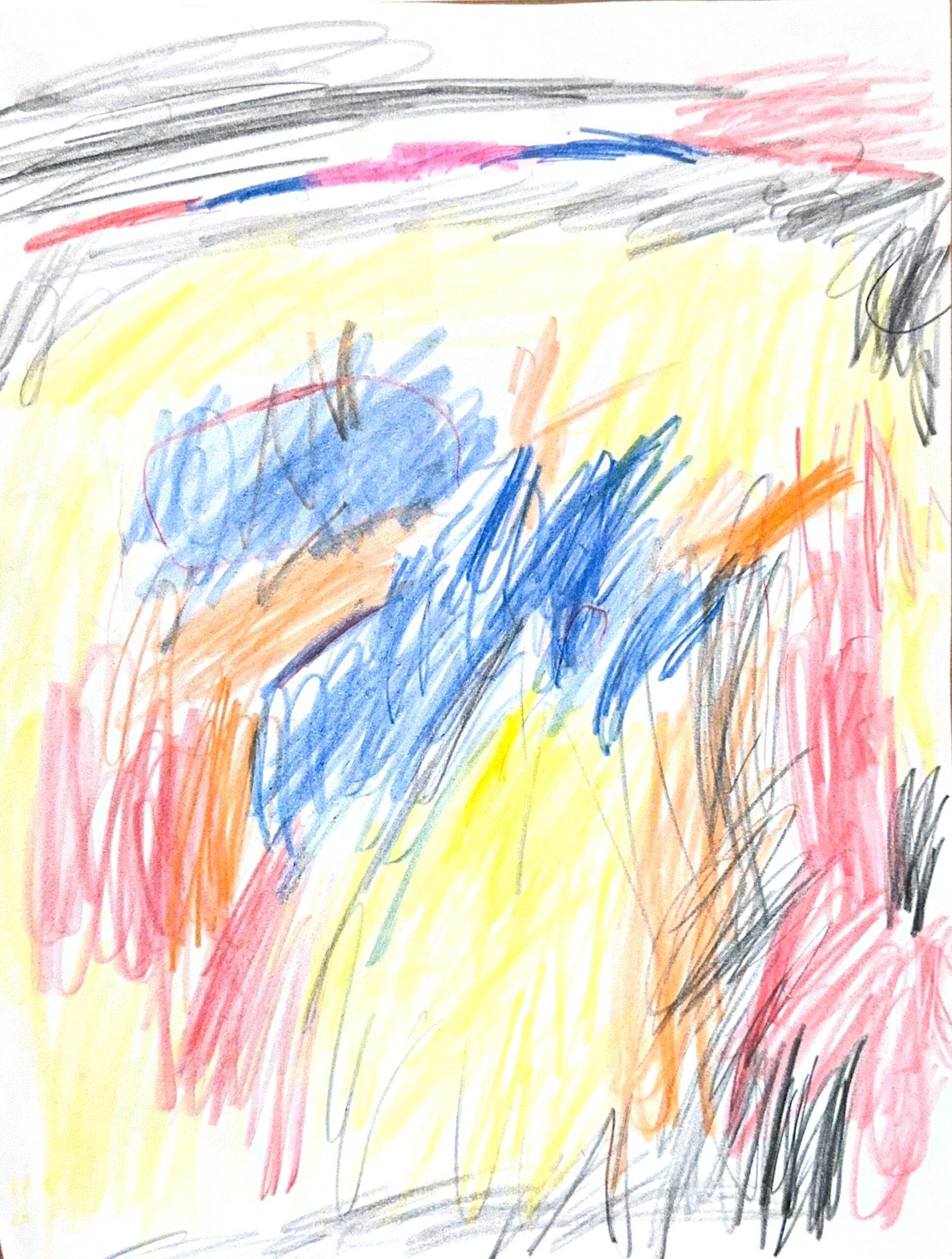 رسمة سارة، 4 سنوات